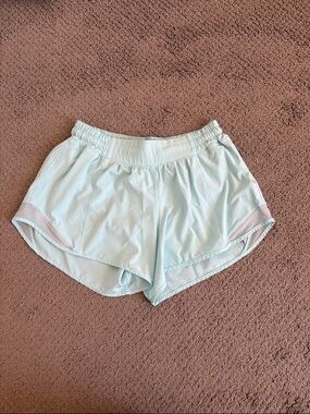 Lululemon Women's Hotty Hot Light Blue Athletic Shorts